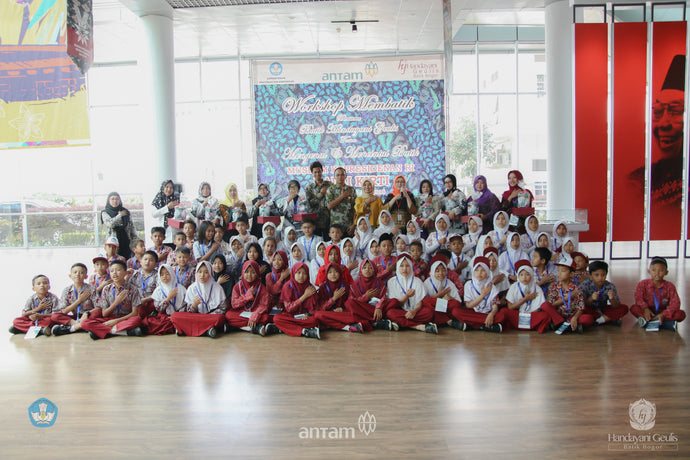 Batik Goes to School bersama ANTAM di Museum Kepresidenan