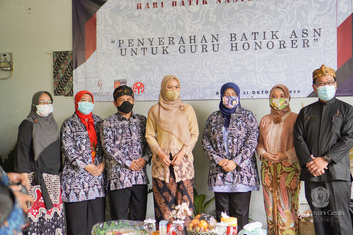Dari Handayani Geulis Batik Bogor untuk Guru Honorer se-Kota Bogor
