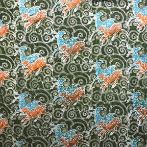 Batik Bogor Motif Kijang Papasangan - Bahan Dobby