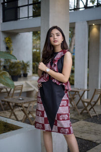 Dress Batik Bogor Motif Angkot