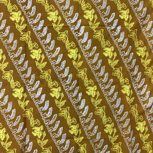 Batik Bogor Motif Lereng Kujang Anggrek - Bahan Katun
